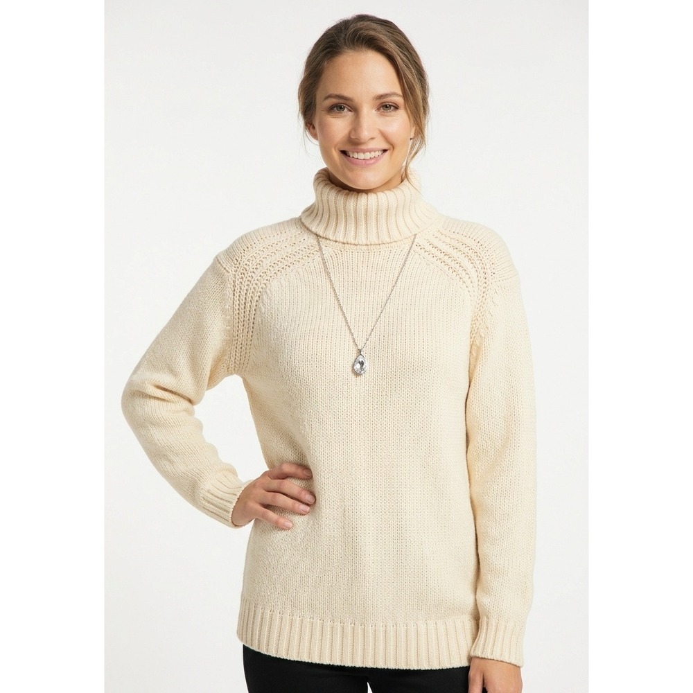 Gran‎ Sasso Vision Made In Italy 100% Virgin Wool Women Sweater Size 50 - Med